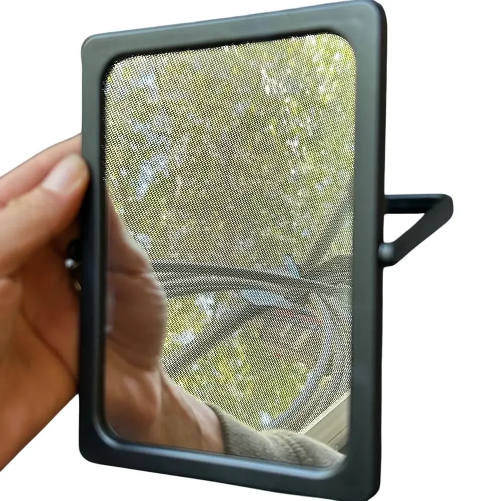 NEW Black Mary Kay Travel Folding Mirror With Tray and Mesh Bag